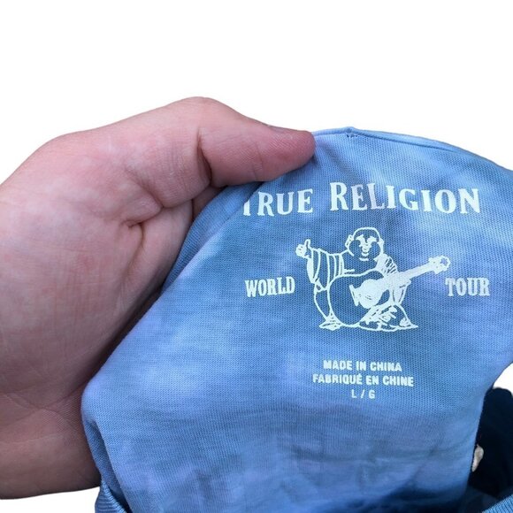 Rare Tie Dyed True Religion Big Buddha Shirt Large - Picture 4 of 5